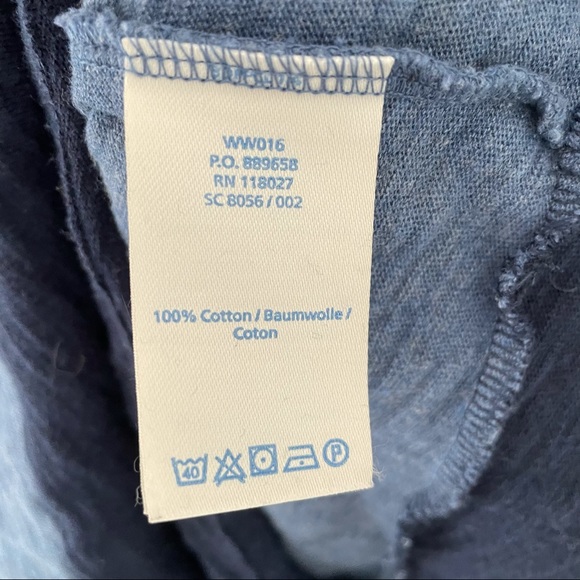 ⭐️LAST CHANCE⭐️ BODEN Slub Knit T-shirt Dress Blue/Navy - Picture 7 of 7